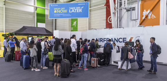 Air France counter